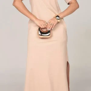Vestido Midi Muscle Creme