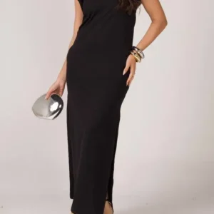 Vestido Midi Muscle Preto